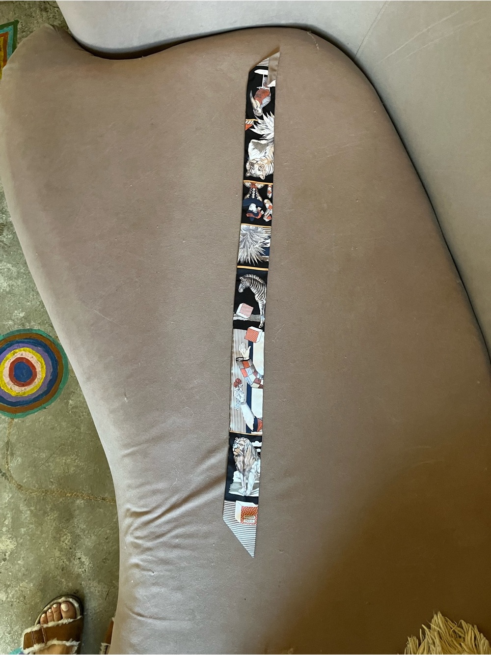 Hermes Twilly silk ribbon - Picture 3 of 5